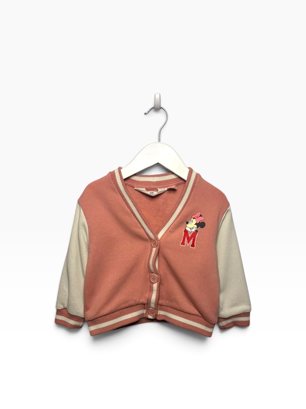 ⭐️ 5/$30 H&M Kids Disney Minnie Mouse Cardigan Sweater size 2T